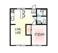 つくしコーポの間取り