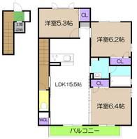物件の間取り画像