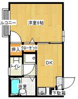 コーポ東雲の間取り