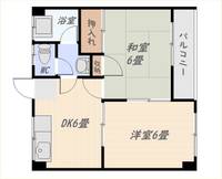 コーポいなだの間取り