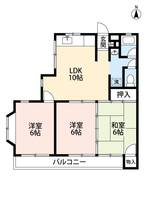 セザール田迎の間取り