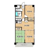 高知県高知市大津乙(マンション)の賃貸物件の間取り