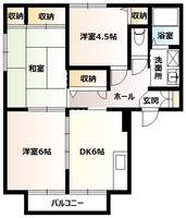 モナージュAの間取り