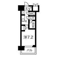 大阪府大阪市浪速区戎本町1(マンション)の賃貸物件の間取り