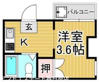 福岡県春日市春日公園7(マンション)の賃貸物件の間取り
