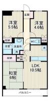 パレスアゼリアの間取り