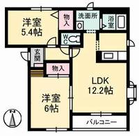 Mimasuコーポの間取り