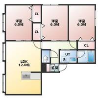 北海道札幌市東区北三十四条東1(アパート)の賃貸物件の間取り