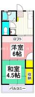KAWプチハイツ_の間取り