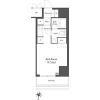 東京都文京区本駒込5(マンション)の賃貸物件の間取り