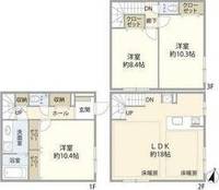 東京都世田谷区野毛1(一戸建)の賃貸物件の間取り
