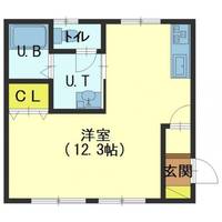 北海道函館市湯浜町(アパート)の賃貸物件の間取り