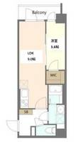 Alivis緑橋の間取り