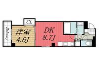 千葉県千葉市中央区要町(マンション)の賃貸物件の間取り