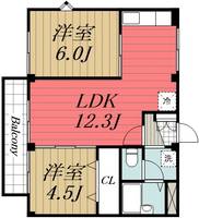 物件の間取り画像