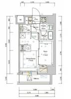 東京都江東区住吉1(マンション)の賃貸物件の間取り