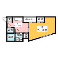 アンセム府中分倍河原の間取り