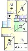 物件の間取り画像