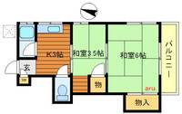 東京都三鷹市牟礼5(アパート)の賃貸物件の間取り