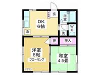 コーポ ベルビーの間取り