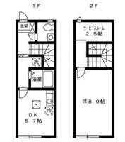 神奈川県厚木市林4(一戸建)の賃貸物件の間取り
