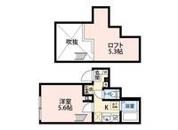 神奈川県川崎市中原区上丸子山王町2(アパート)の賃貸物件の間取り