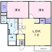 ヴィラ アンソレイユの間取り
