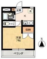 ベルメゾン神明の間取り