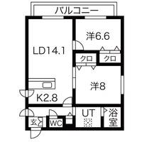 ポラリス中島公園の間取り