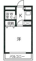 兵庫県明石市大明石町1(マンション)の賃貸物件の間取り