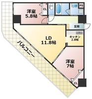 物件の間取り画像