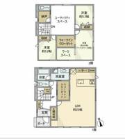 茨城県つくばみらい市小張(一戸建)の賃貸物件の間取り