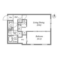 東京都中野区中野6(マンション)の賃貸物件の間取り