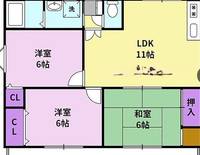 江崎ハイツの間取り