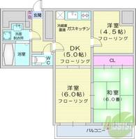 ボヌール1の間取り