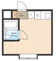 東京都立川市錦町4(アパート)の賃貸物件の間取り
