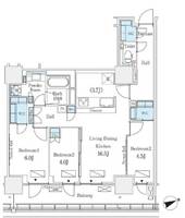 ロイヤルパークス品川の間取り