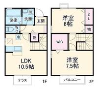 埼玉県八潮市大字大原(一戸建)の賃貸物件の間取り