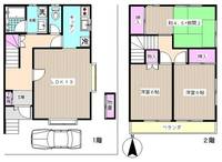 埼玉県さいたま市浦和区皇山町(一戸建)の賃貸物件の間取り
