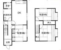 兵庫県姫路市北平野1(一戸建)の賃貸物件の間取り