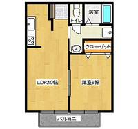 プチメゾン若葉Lの間取り
