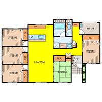 沖縄県うるま市字田場(一戸建)の賃貸物件の間取り