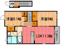 物件の間取り画像