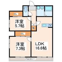 物件の間取り画像