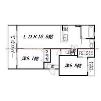静岡県浜松市中央区中野町(マンション)の賃貸物件の間取り