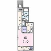 群馬県前橋市文京町1(アパート)の賃貸物件の間取り