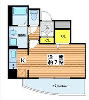 エスライズ天満パークサイドの間取り