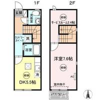 香川県坂出市川津町(一戸建)の賃貸物件の間取り