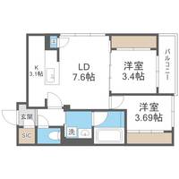 LiveCasa豊平の間取り