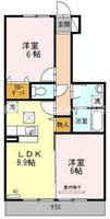 セジュール永野2011 B棟の間取り